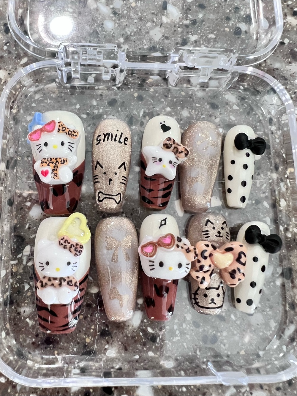 Hello Kitty 3D Press-On Nail Sets - YOU PICK - Picture 4 of 9